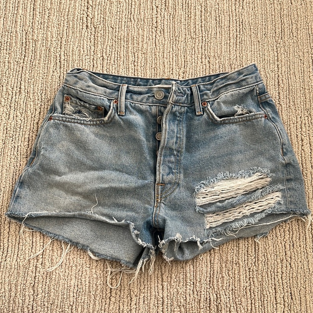 Denim shorts